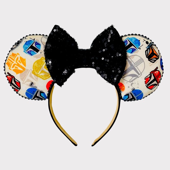 Hand Crafted Accessories - Star Wars The Mandalorian Inspired Mouse Ears